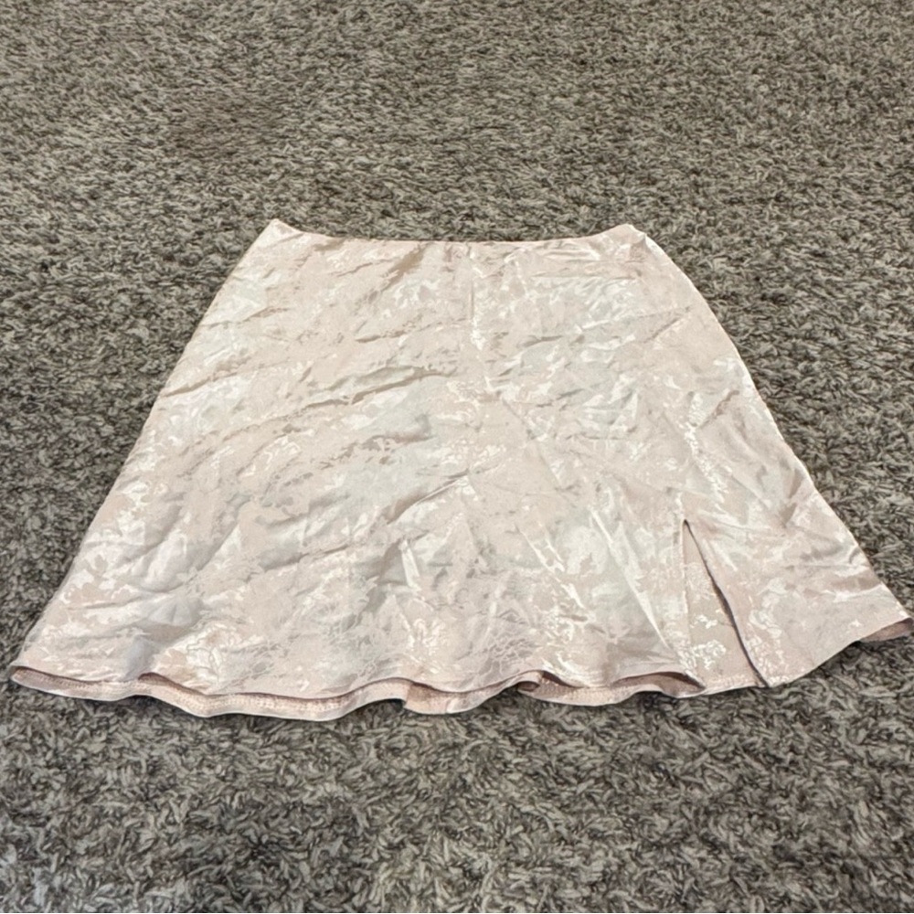 Princess Polly Satin Floral Mini Skirt AU 10 / US 6